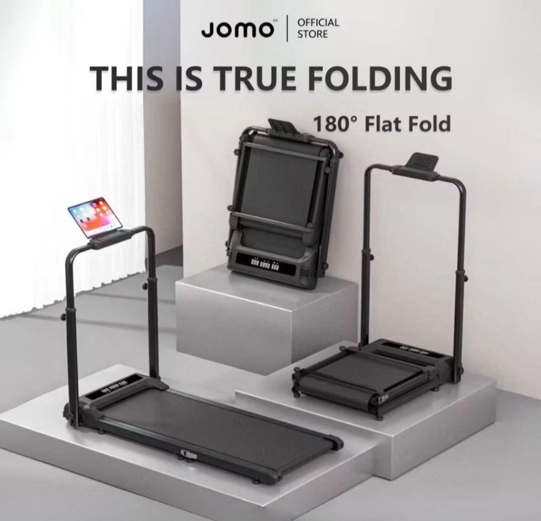 Jomo Sport P09A (Armrest) 2-in-1 Folding TreadmiLl Walking Pad